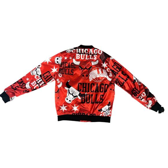 Mens PRO STANDARD Chicago Bulls NBA Satin Bomber Jacket Sz XL NWOT - Picture 5 of 12
